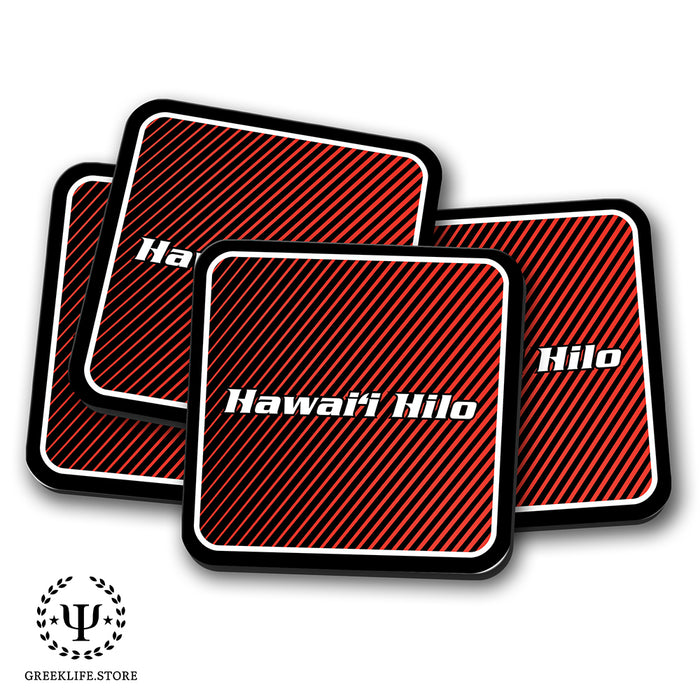 University of Hawaii HILO Beverage Coasters Square (Set of 4)