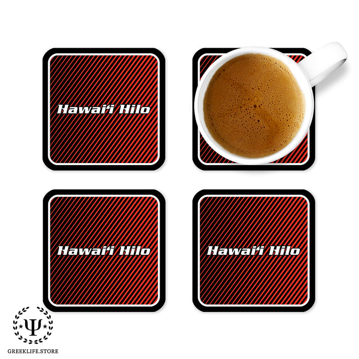 University of Hawaii HILO Beverage Coasters Square (Set of 4)