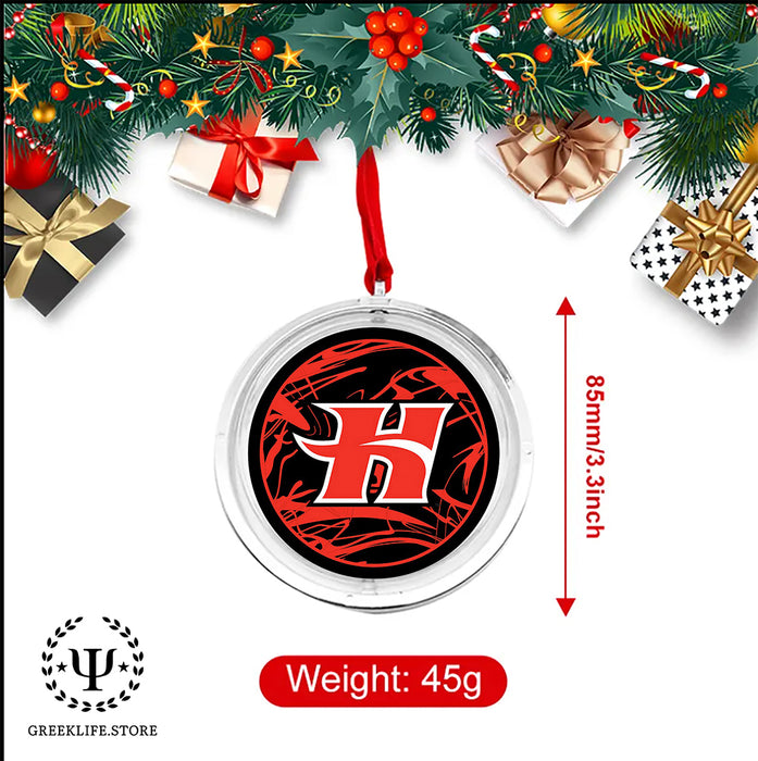 University of Hawaii HILO Christmas Reversible Flat Round Ornament