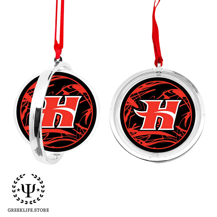 University of Hawaii HILO Christmas Reversible Flat Round Ornament