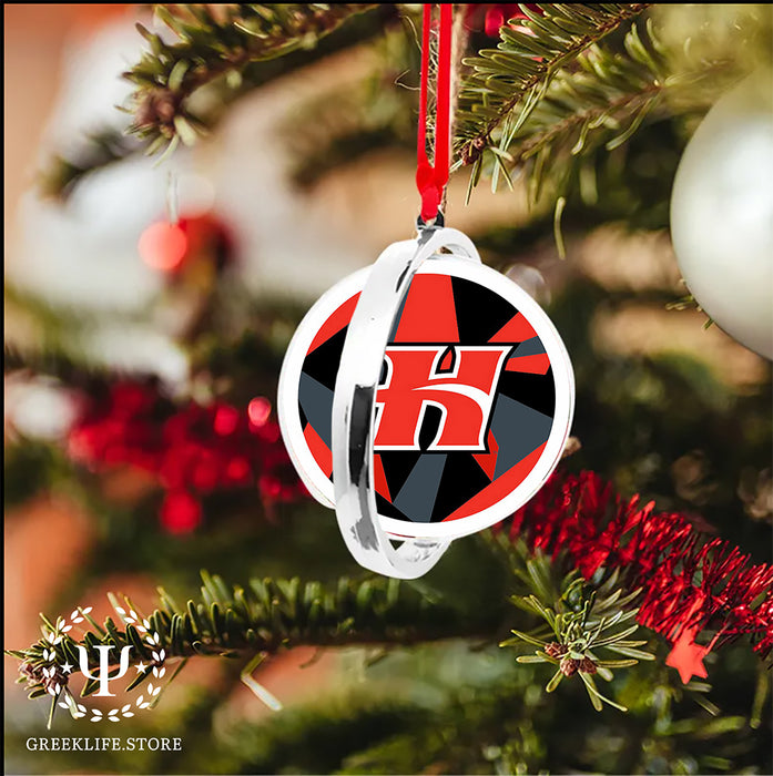 University of Hawaii HILO Christmas Reversible Flat Round Ornament