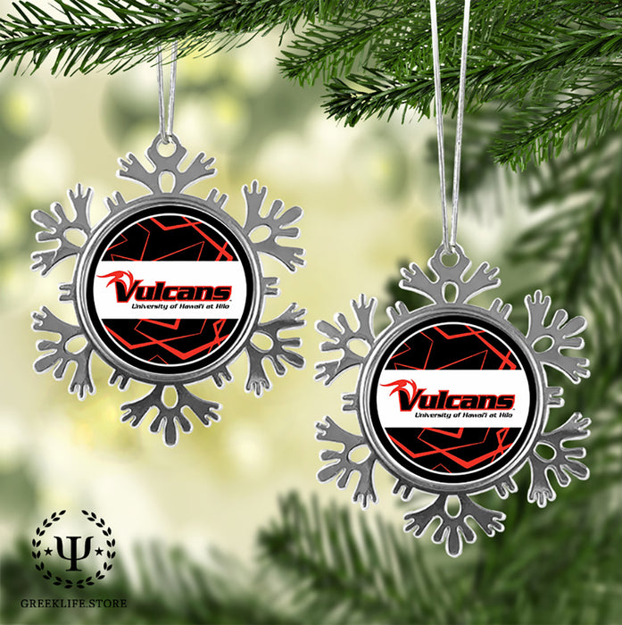 University of Hawaii HILO Christmas Ornament - Snowflake Metal