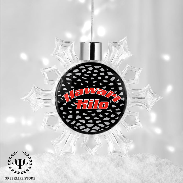 University of Hawaii HILO Christmas Ornament - Snowflake