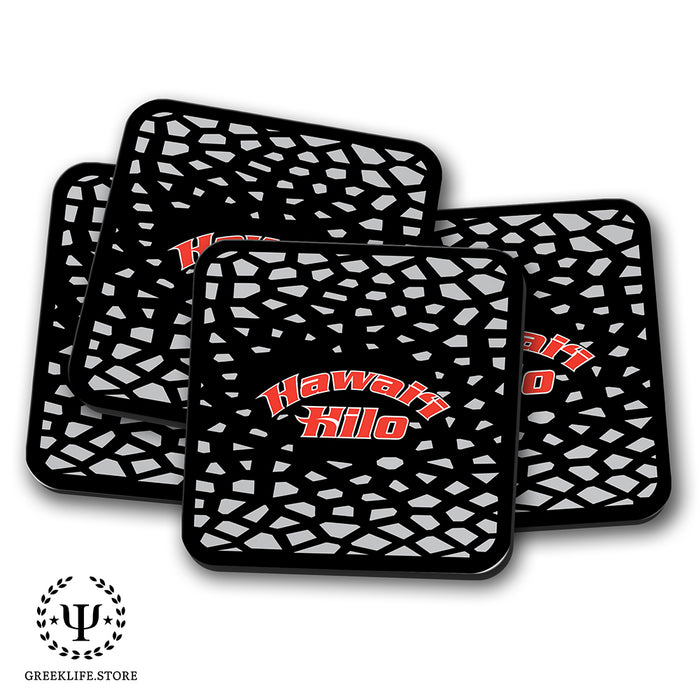 University of Hawaii HILO Beverage Coasters Square (Set of 4)