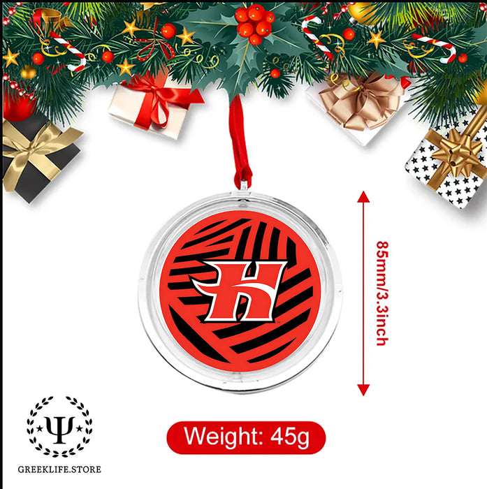 University of Hawaii HILO Christmas Reversible Flat Round Ornament