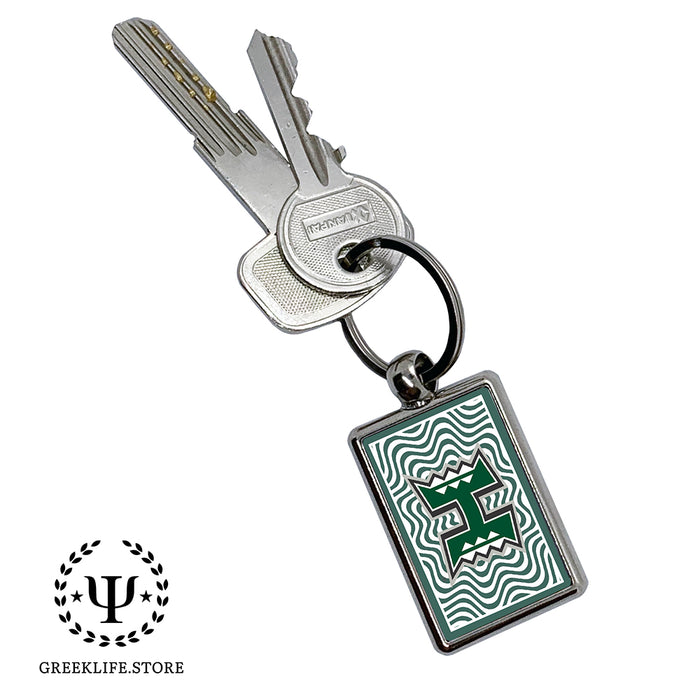 University of Hawaii MANOA Keychain Rectangular