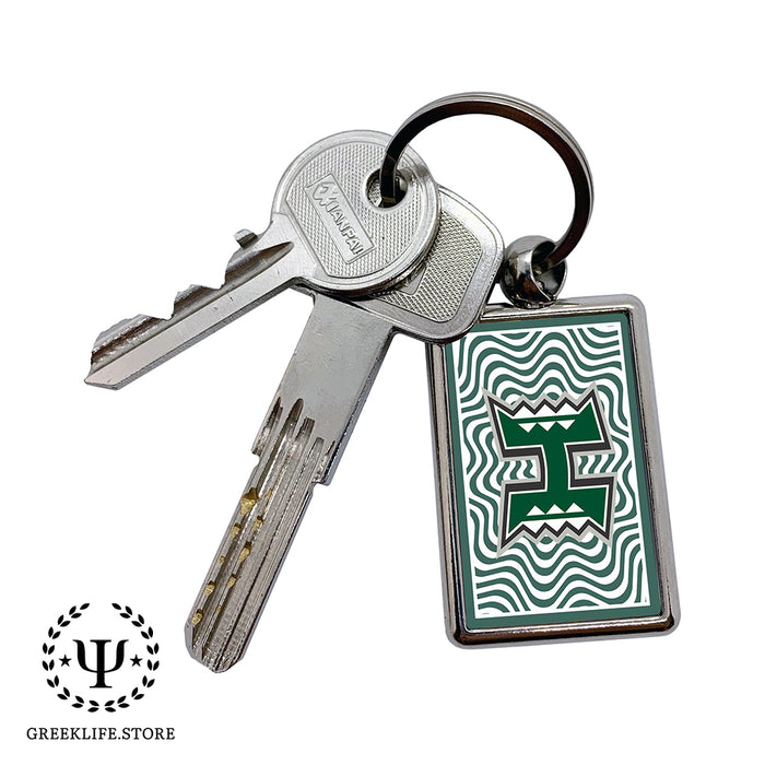 University of Hawaii MANOA Keychain Rectangular