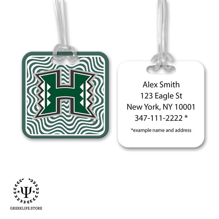 University of Hawaii MANOA Luggage Bag Tag (square)