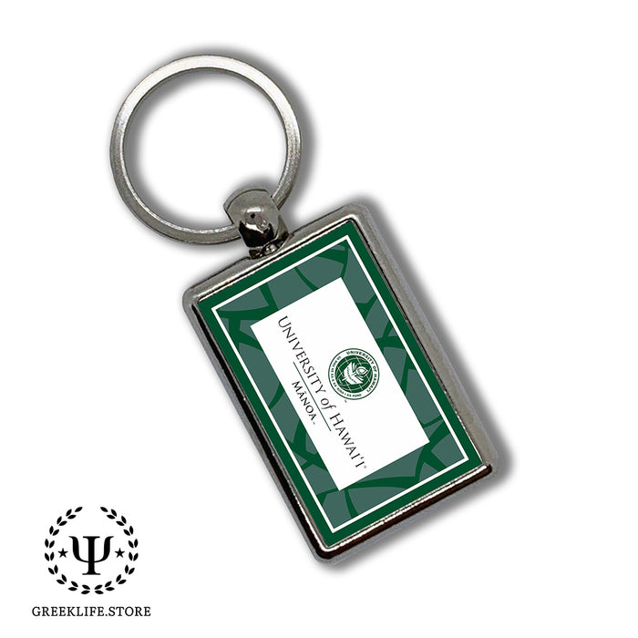 University of Hawaii MANOA Keychain Rectangular