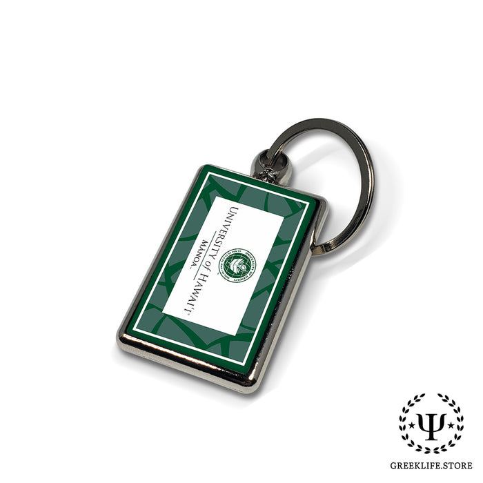 University of Hawaii MANOA Keychain Rectangular