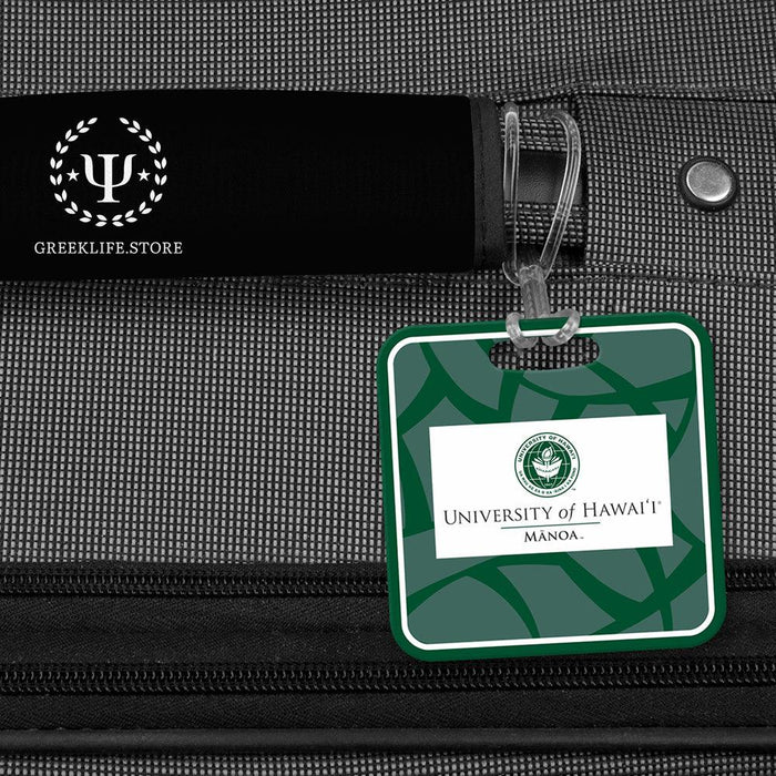 University of Hawaii MANOA Luggage Bag Tag (square)