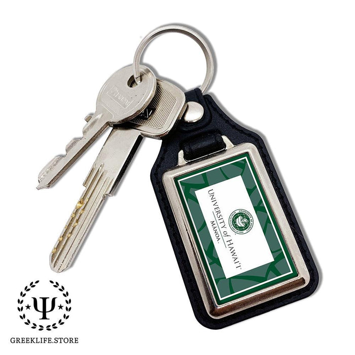 University of Hawaii MANOA Keychain Rectangular