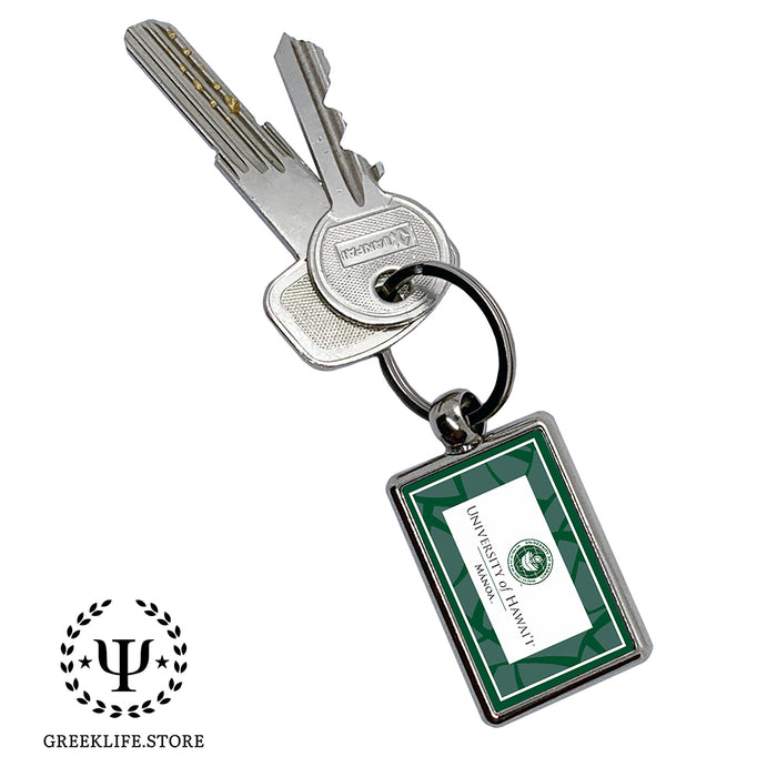 University of Hawaii MANOA Keychain Rectangular