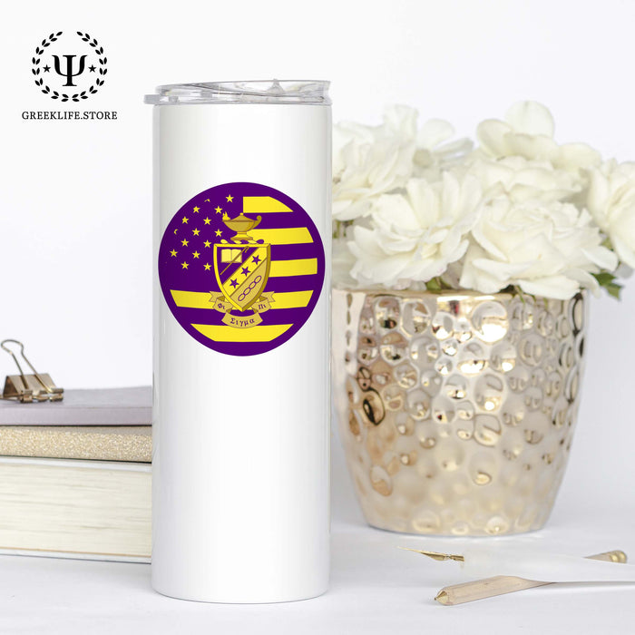 Phi Sigma Pi Stainless Steel Skinny Tumbler 20 OZ