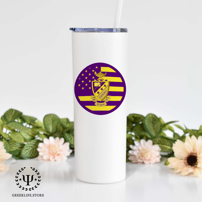 Phi Sigma Pi Stainless Steel Skinny Tumbler 20 OZ