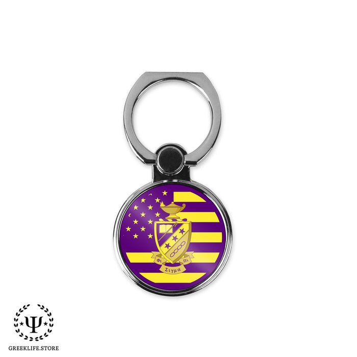 Phi Sigma Pi Ring Stand Phone Holder (round)