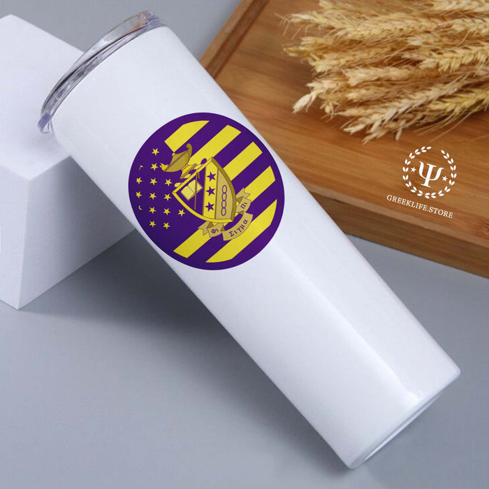 Phi Sigma Pi Stainless Steel Skinny Tumbler 20 OZ