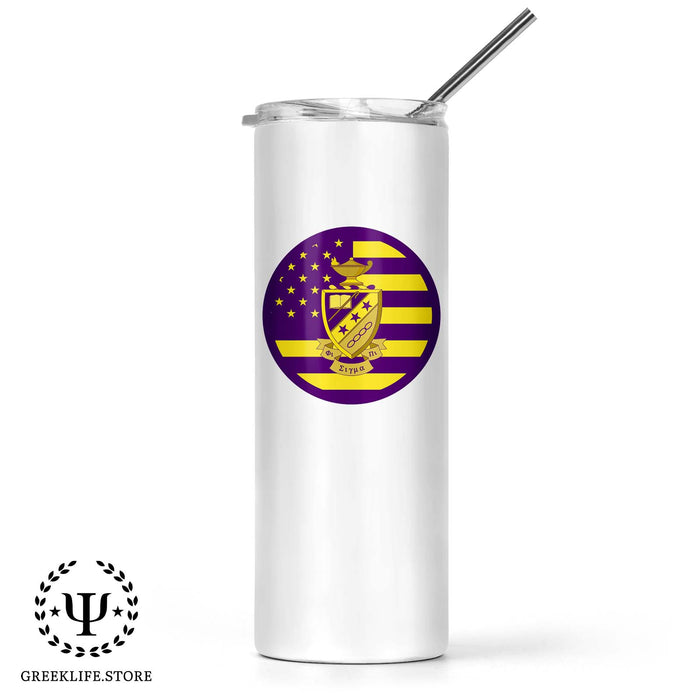 Phi Sigma Pi Stainless Steel Skinny Tumbler 20 OZ