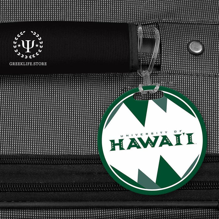 University of Hawaii MANOA Luggage Bag Tag (round)