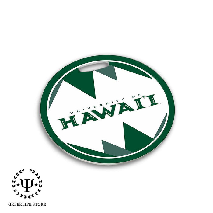 University of Hawaii MANOA Luggage Bag Tag (round)