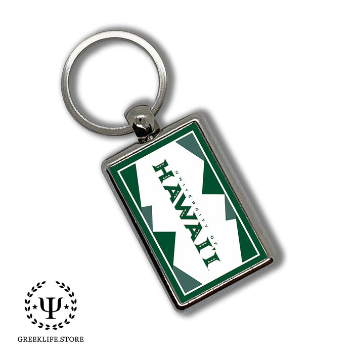 University of Hawaii MANOA Keychain Rectangular