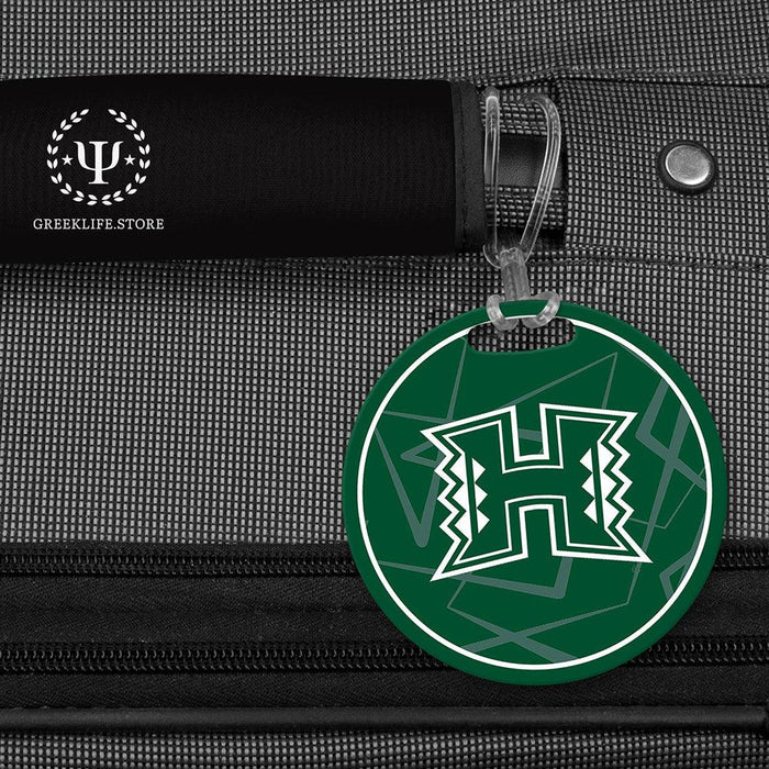 University of Hawaii MANOA Luggage Bag Tag (round)