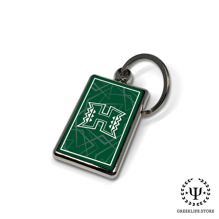 University of Hawaii MANOA Keychain Rectangular