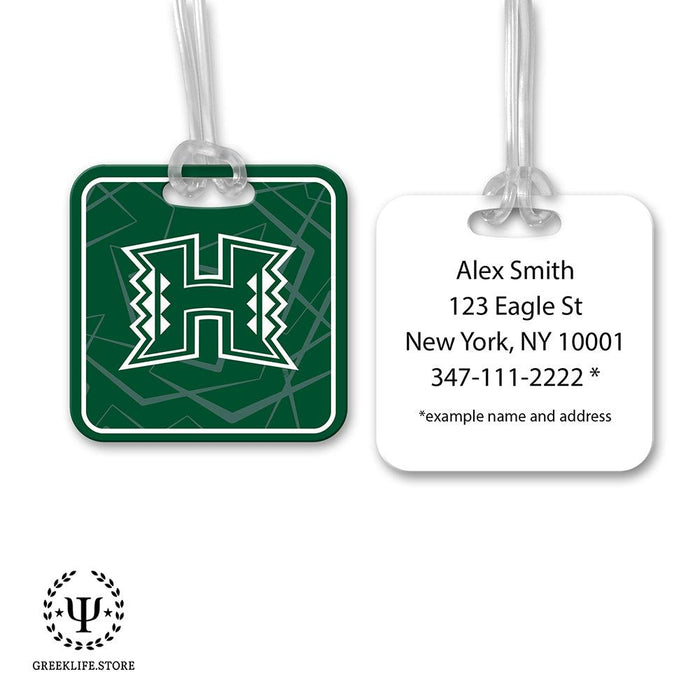 University of Hawaii MANOA Luggage Bag Tag (square)