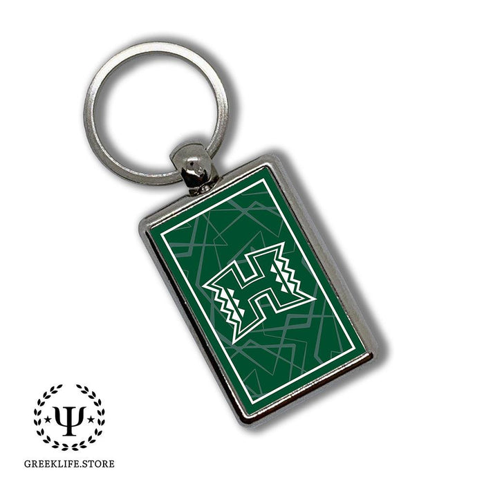 University of Hawaii MANOA Keychain Rectangular