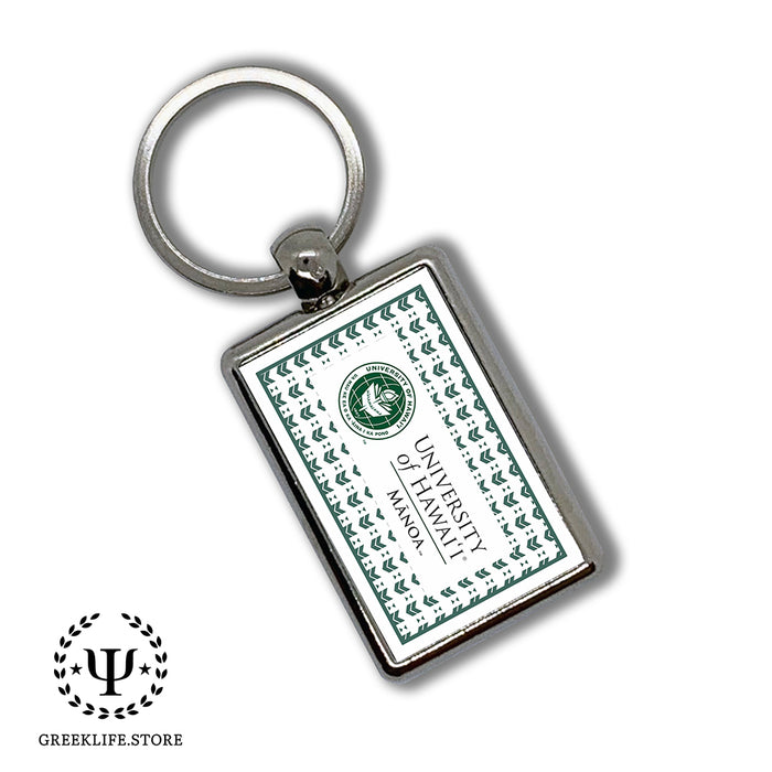 University of Hawaii MANOA Keychain Rectangular