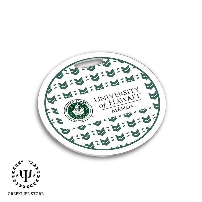 University of Hawaii MANOA Luggage Bag Tag (round)