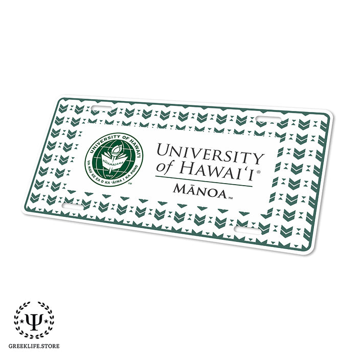 University of Hawaii MANOA Decorative License Plate