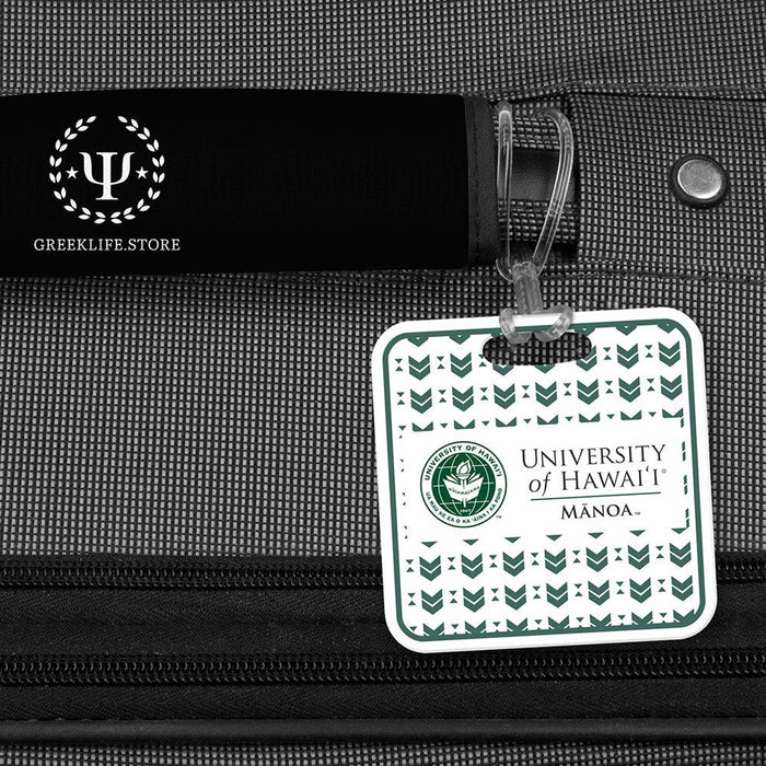 University of Hawaii MANOA Luggage Bag Tag (square)