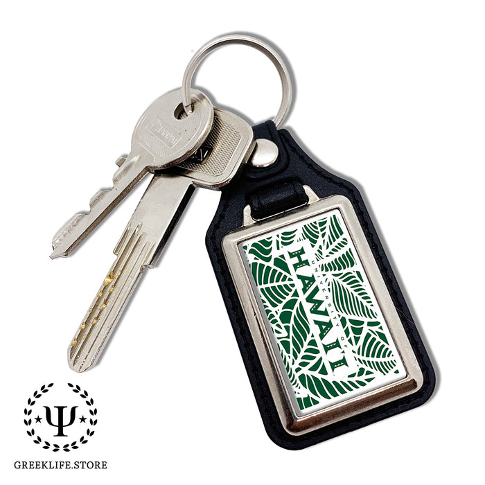 University of Hawaii MANOA Keychain Rectangular