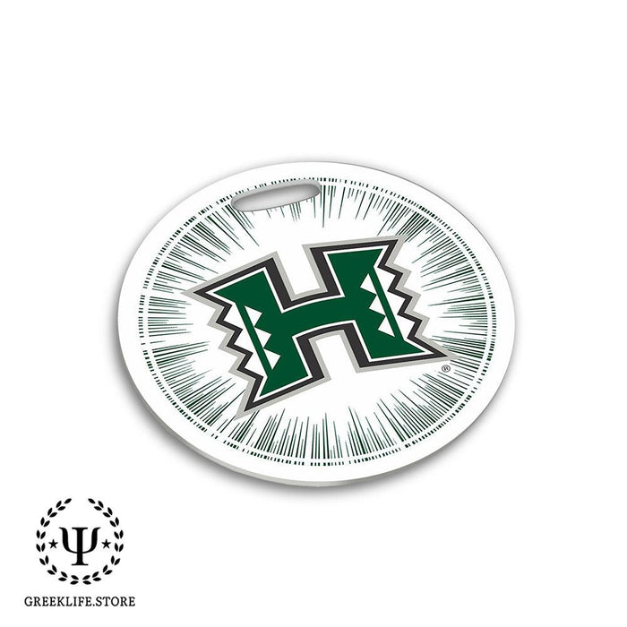 University of Hawaii MANOA Luggage Bag Tag (round)