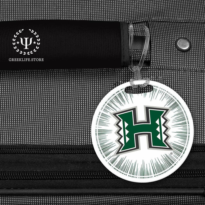 University of Hawaii MANOA Luggage Bag Tag (round)