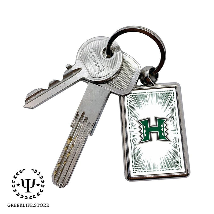 University of Hawaii MANOA Keychain Rectangular