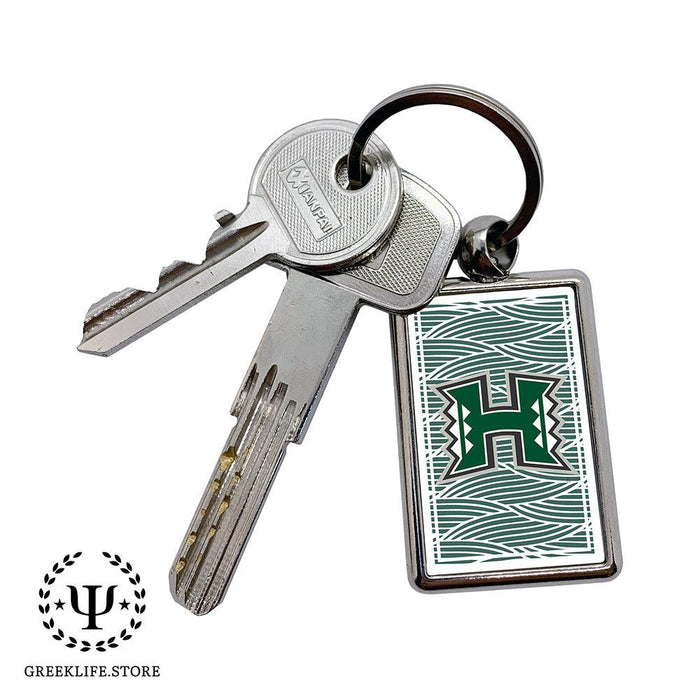 University of Hawaii MANOA Keychain Rectangular