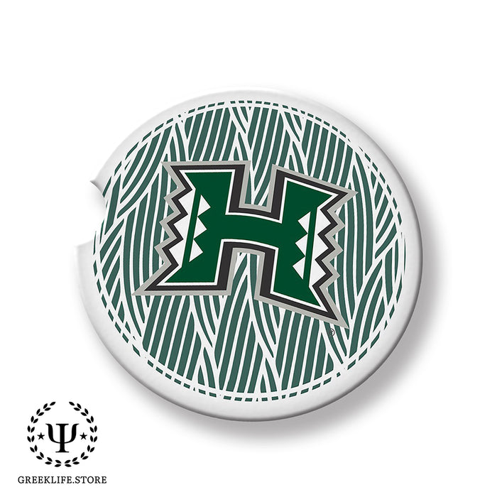 University of Hawaii MANOA Car Cup Holder Coaster (Set of 2)