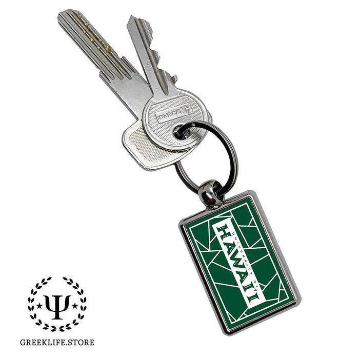 University of Hawaii MANOA Keychain Rectangular