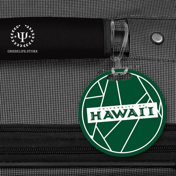 University of Hawaii MANOA Luggage Bag Tag (round)