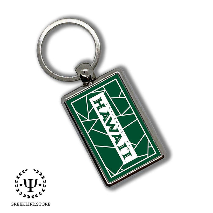 University of Hawaii MANOA Keychain Rectangular