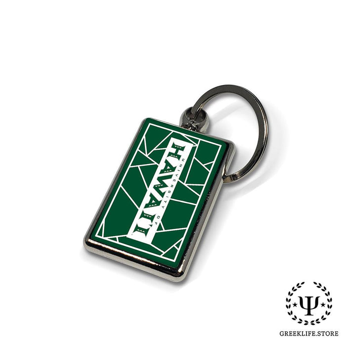 University of Hawaii MANOA Keychain Rectangular