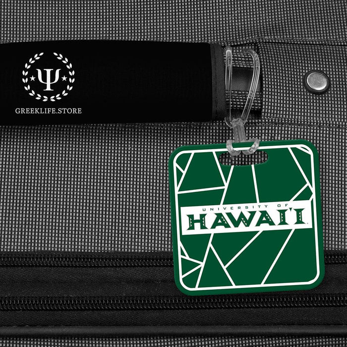 University of Hawaii MANOA Luggage Bag Tag (square)