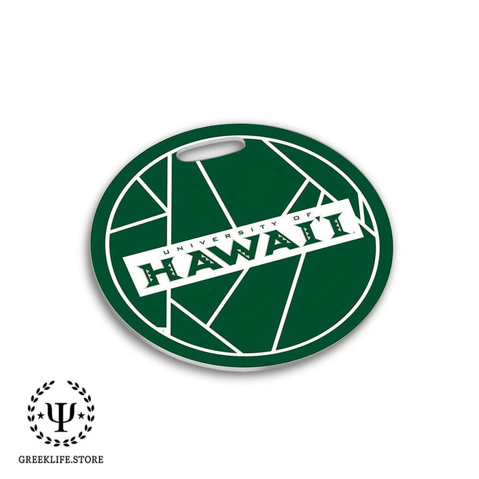 University of Hawaii MANOA Luggage Bag Tag (round)