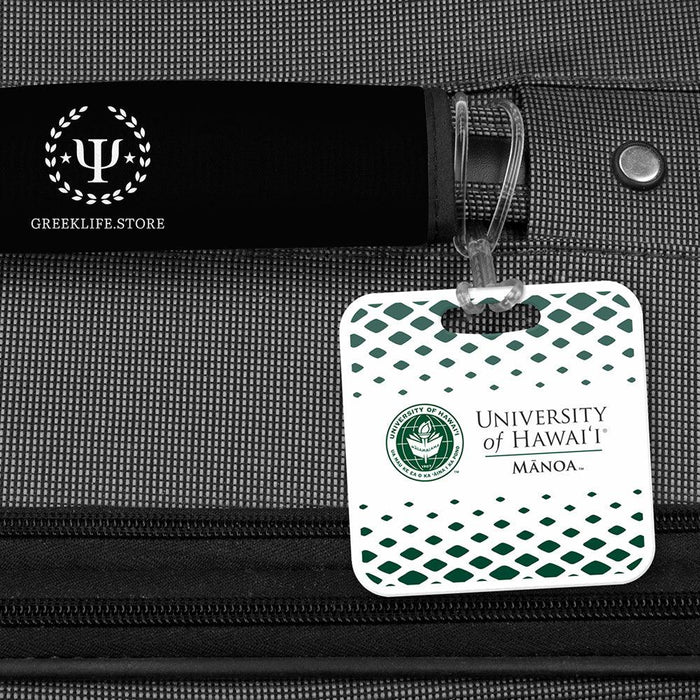 University of Hawaii MANOA Luggage Bag Tag (square)