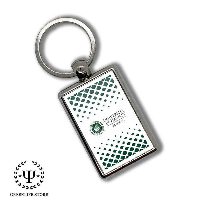 University of Hawaii MANOA Keychain Rectangular