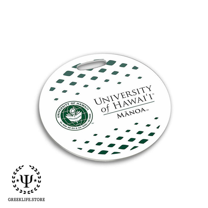 University of Hawaii MANOA Luggage Bag Tag (round)