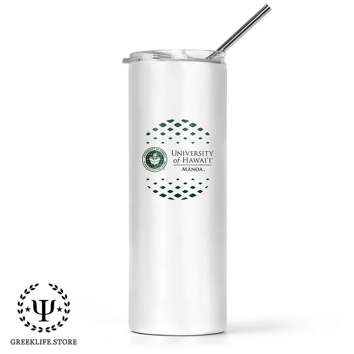 University of Hawaii MANOA Stainless Steel Skinny Tumbler 20 OZ