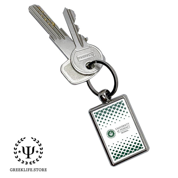 University of Hawaii MANOA Keychain Rectangular